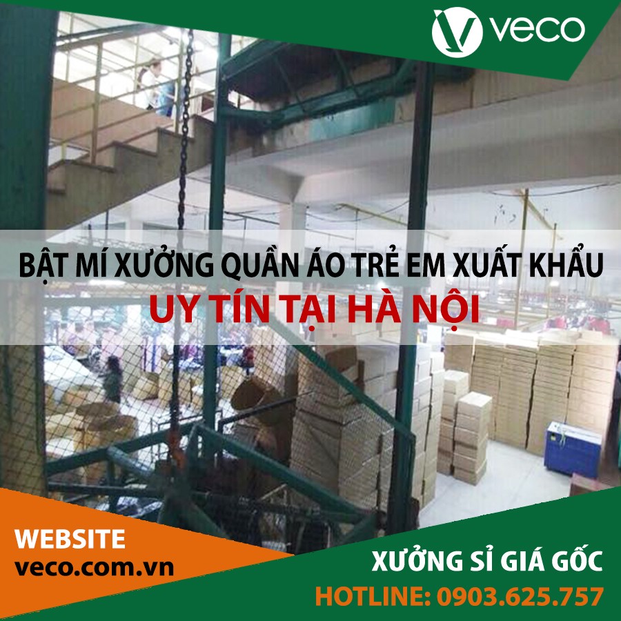 VECO-Xưởng quần áo trẻ em xuất khẩu uy tín tại Hà Nội
